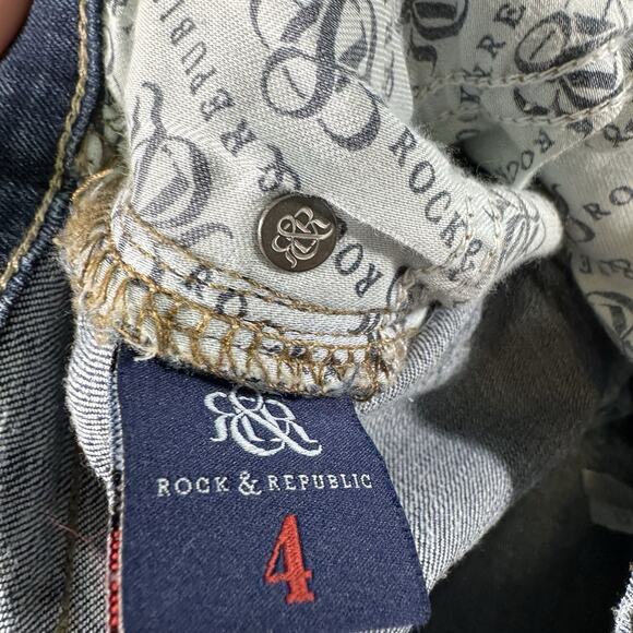 Rock & Republic Women’s Jeans Berlin Size 4 Medium‎ Wash - Picture 6 of 9